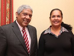 Omar Laguardia, directeur du Bureau de tourisme de Cuba et Nusta Arévalo Rivera, directrice adjointe du Club Amigo Marea del Portillo.