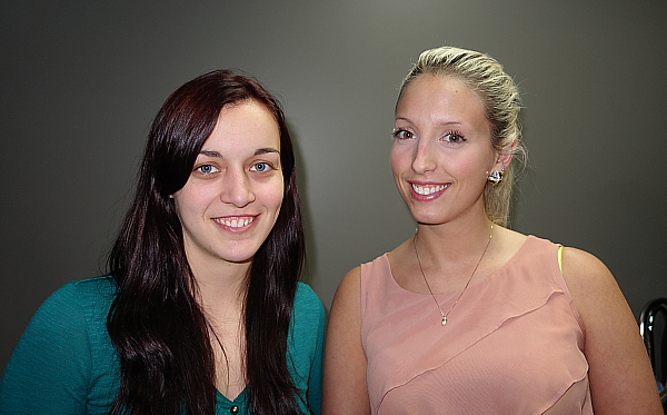 Audrey Carbonneau et Roxanne Déry