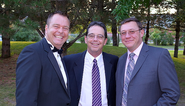 Benoit Pichette, ex DG d' Atrium , Robert Robillard directeur développement et Sylvain Lastère président du Groupe Atrium