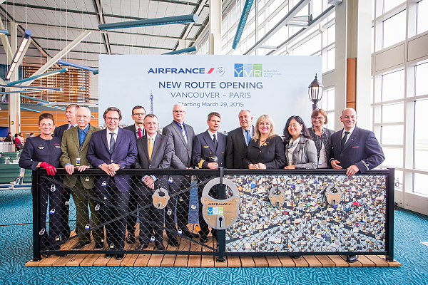 Air France inaugure sa ligne directe Paris - Vancouver