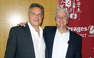 Richard Villeneuve président et Claude Gingras directeur du développement des affaires de VED