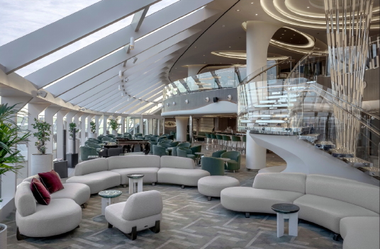 Msc yacht club:  le top sail lounge