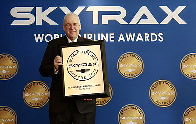 Le réseau Star Alliance a de nouveau remporté le titre de la Meilleure alliance mondiale de transporteurs aériens aux prestigieux prix World Airline Awards de Skytrax de cette année. (Groupe CNW/Star Alliance)