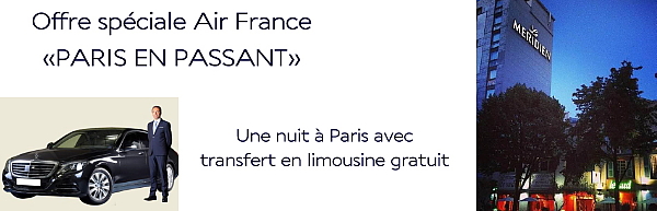 Air France: combinez les ' offres ohlala ' et ' Paris en passant ' en classe affaires.