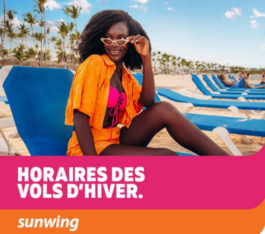 Cet hiver, la liste de destinations de vacances s'allongera pour les clients québécois de Sunwing. 