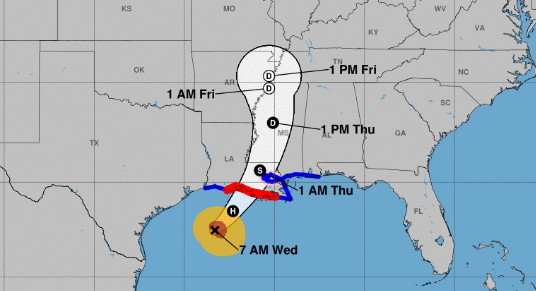 L'ouragan Francine va frapper la Louisiane