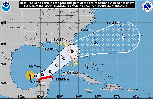 L'ouragan Milton de catégorie 4 menace le Yucatan et la Floride