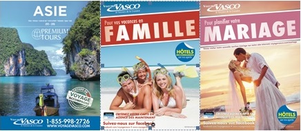 Trois nouvelles brochures pour Voyage Vasco