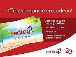 Les cartes-cadeaux redtag.ca sont maintenant disponibles dans les magasins de détail et sur Amazon.ca