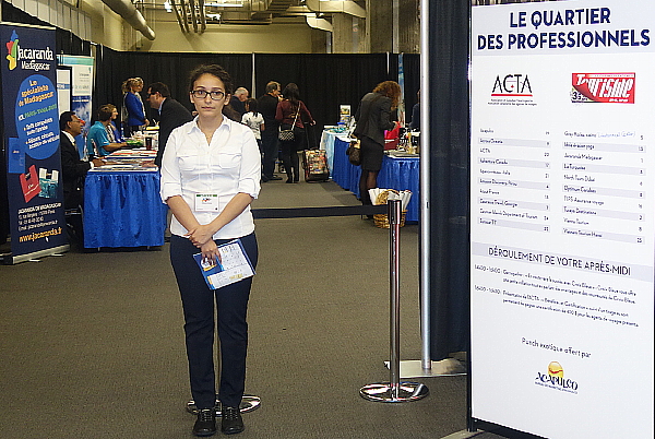 Le Quartier des professionnels se situait tout à l'entrée du salon.