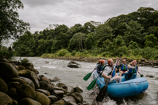 rafting sur la rivière Siraquipi (Trafalgar)