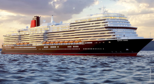 Le Queen Anne de Cunard entame sa première croisière autour du monde