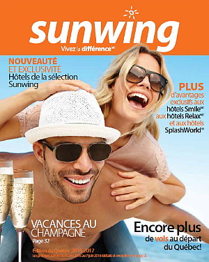 Vacances Sunwing dévoile la nouvelle brochure 2016/2017