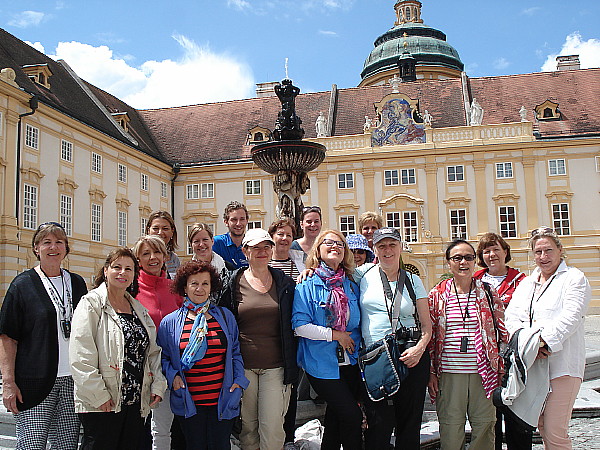 Devant l'Abbaye de Melk